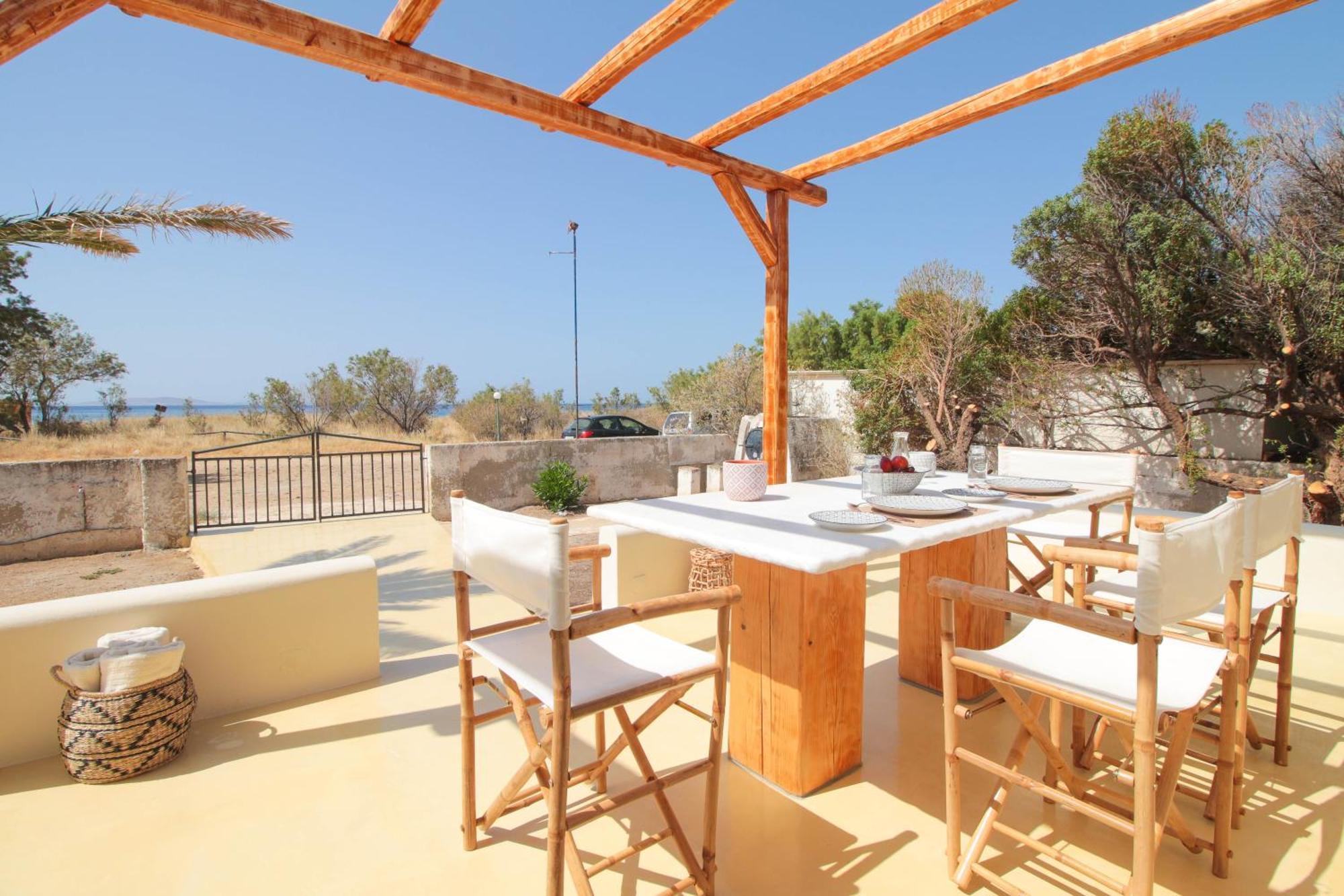 4Twaves Beach House - Beachfront In Agios Ioannis Agios Ioannis  Luaran gambar